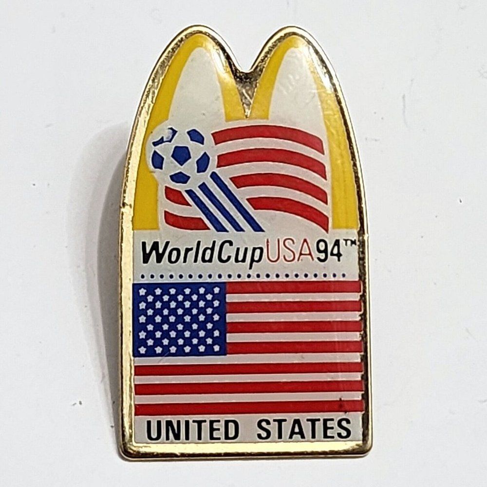 World Cup 1994 FIFA‎ Soccer McDonald's Colab Pin USA National Team Early Run Pin